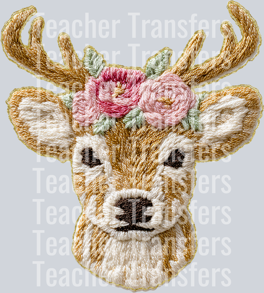French Knot Deer