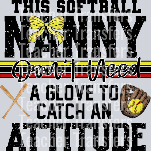 This Softball Nanny doesn’t need a glove