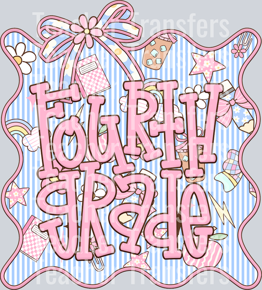 SEERSUCKER GRADE FRAME FOURTH GRADE