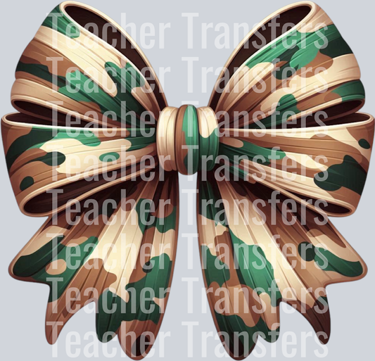 Camo Camouflage Coquette Bow Hunting PNG (11)
