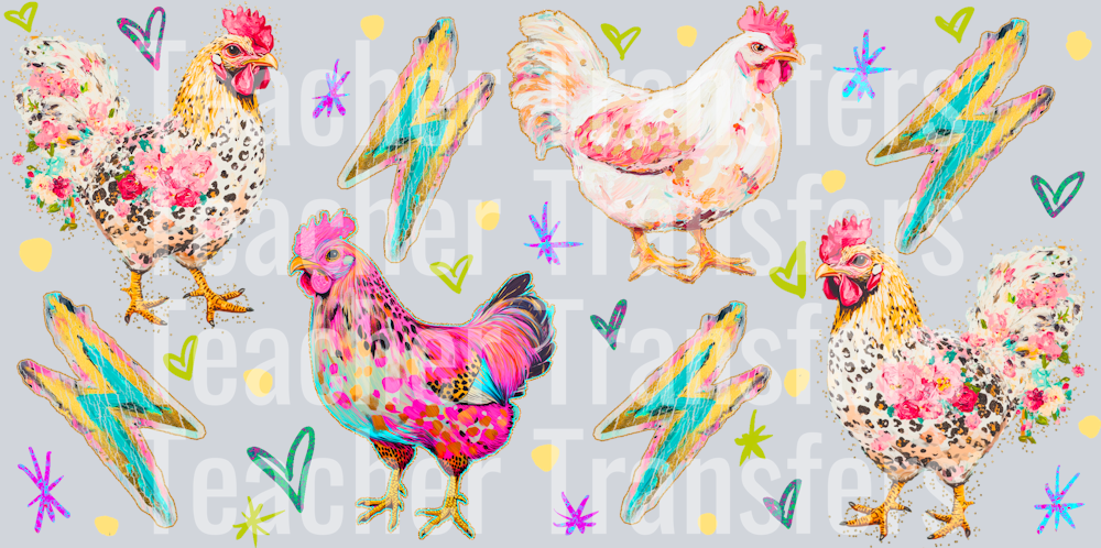 Mixed media chicken 16 oz