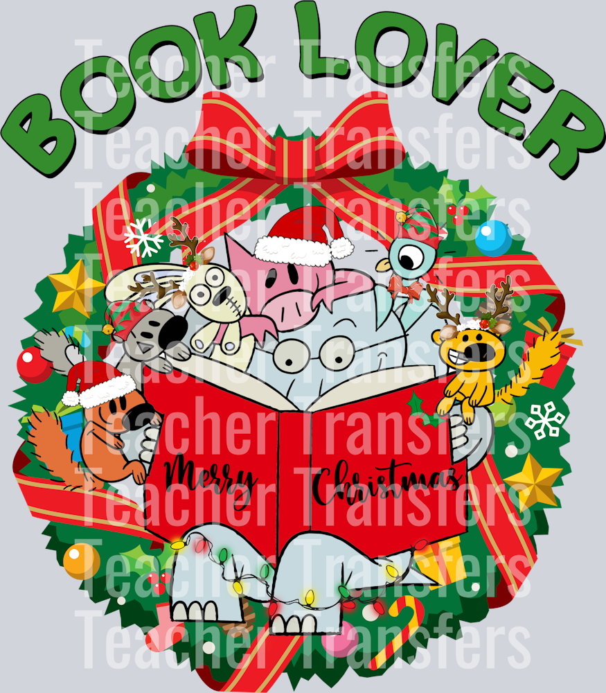 OR 19102024 VTN Elephant And Piggie Book Lover Christmas