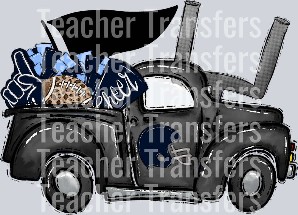 HOCO TRUCK navy and CAROLINA BLUE