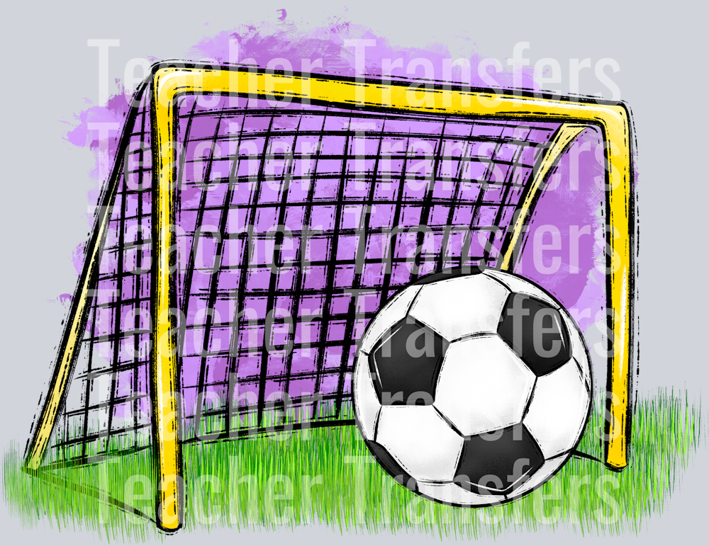 Soccer Vignettes PURPLE