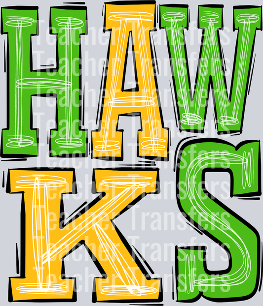 Hawks-Green-Athletic Gold