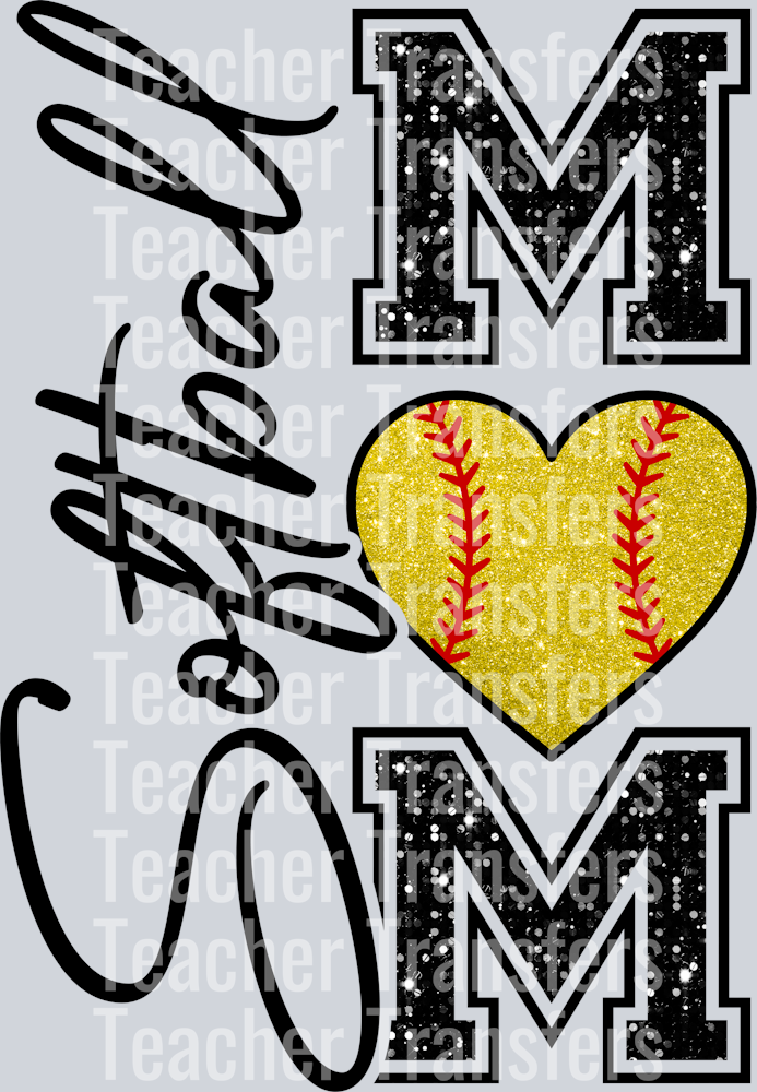 Softball Mom Yellow 2