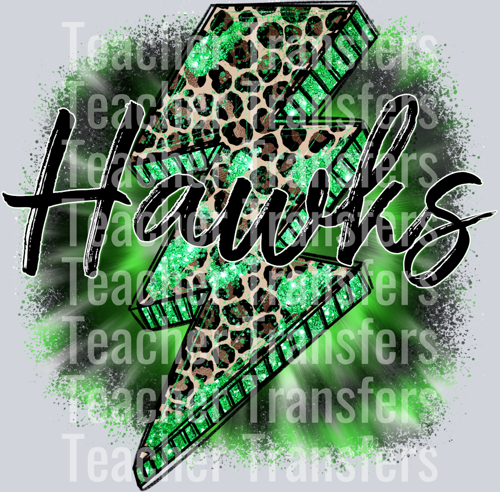 Hawks Green Black