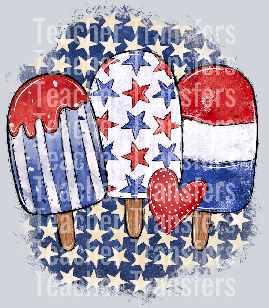 Patriotic Popsicles Trio