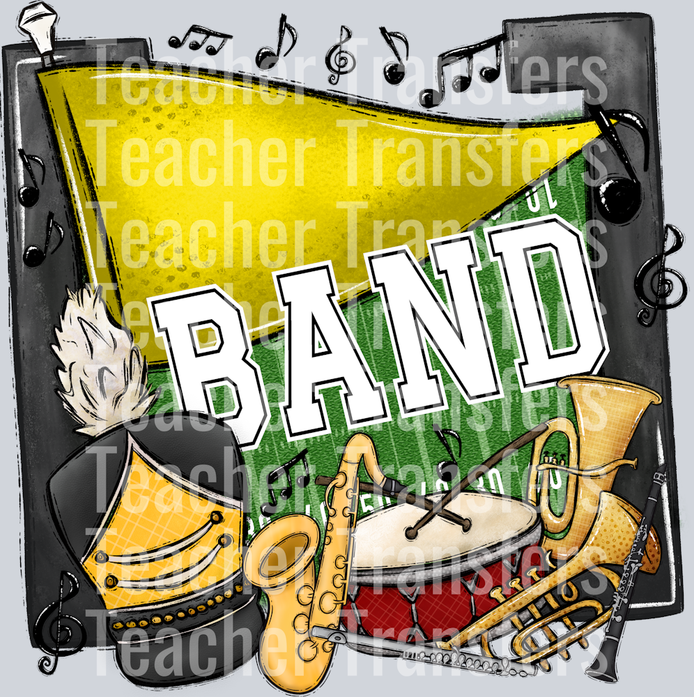 Band Pennants Yellow