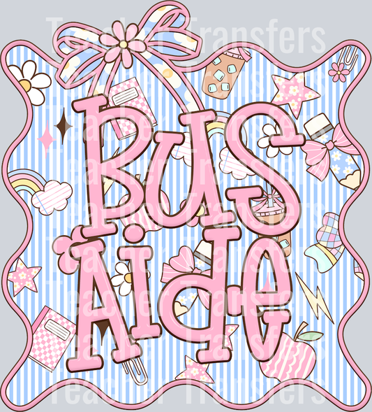 SEERSUCKER GRADE FRAME BUS AIDE