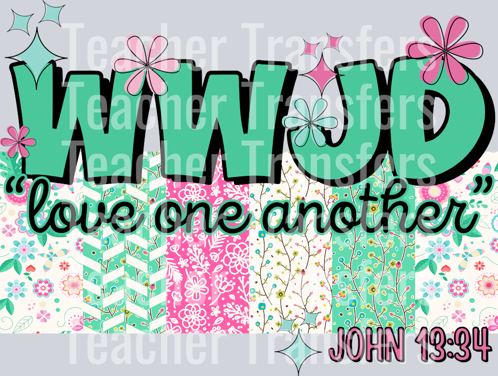 WWJD love one another HWDS