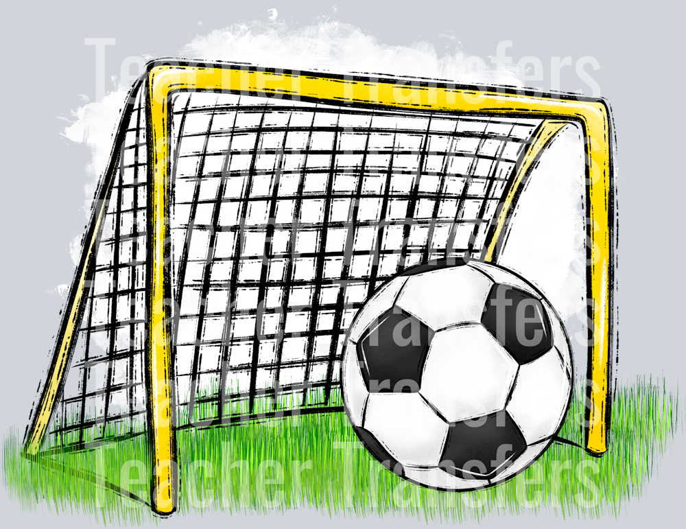 Soccer Vignettes WHITE