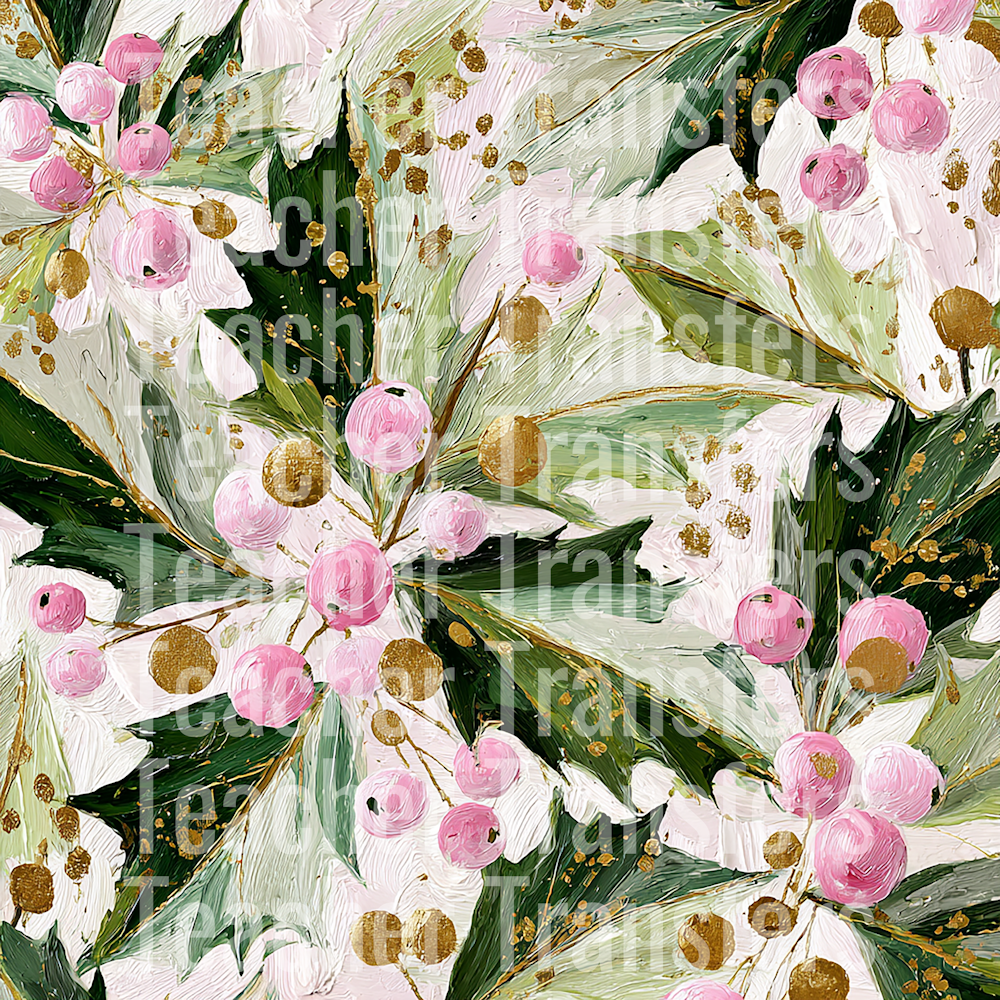 PAINTED HOLLY PAPER