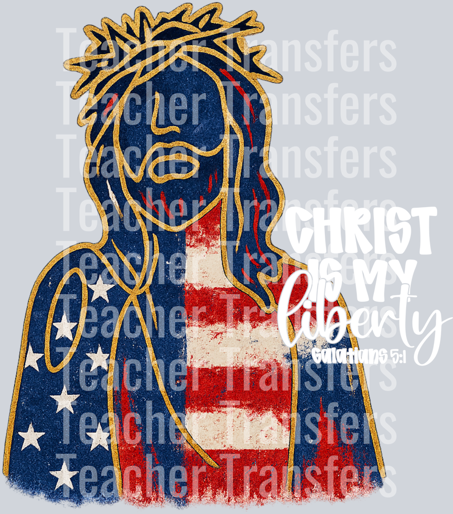 ChristismyLiberty White