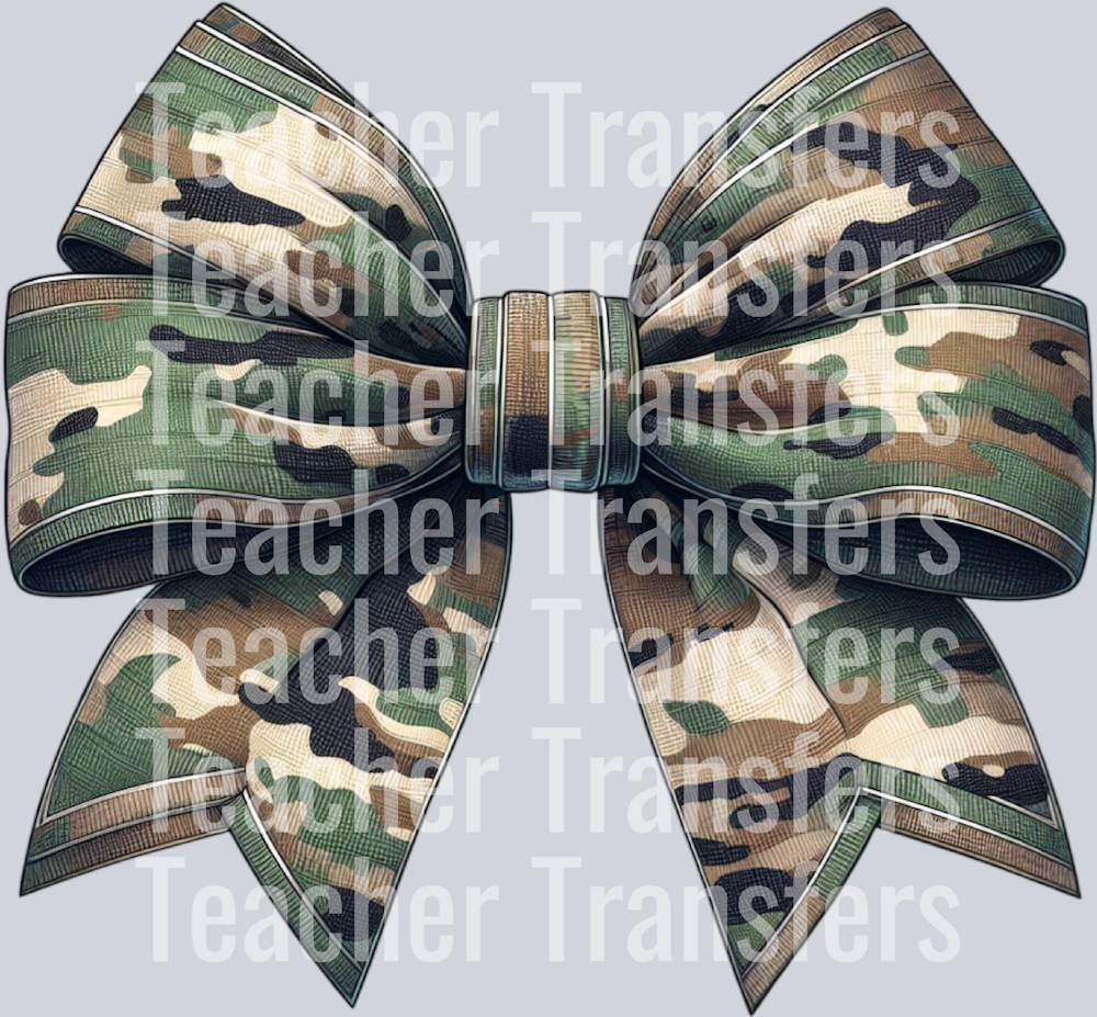 Camo Camouflage Coquette Bow Hunting PNG (17)