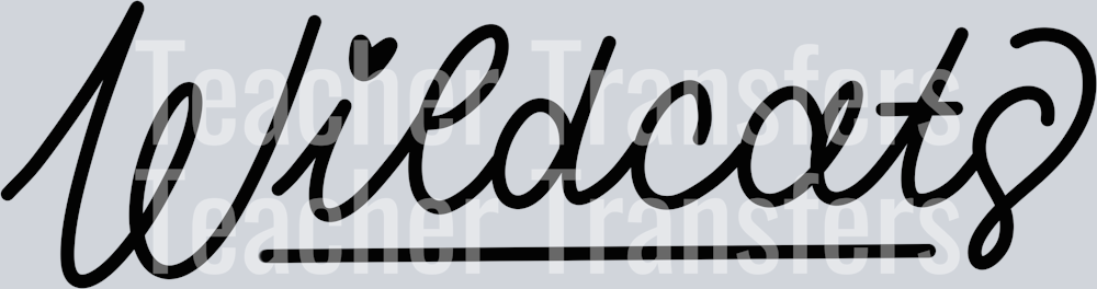 Hand Lettered Wildcats