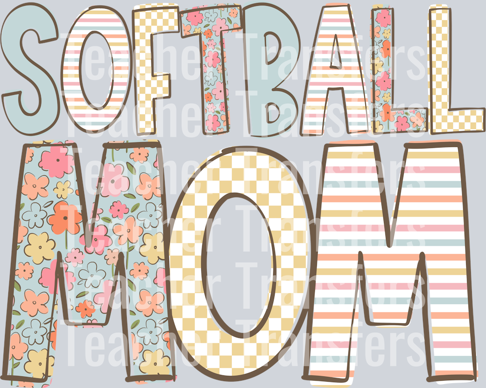 Doodle Loo Softball Mom