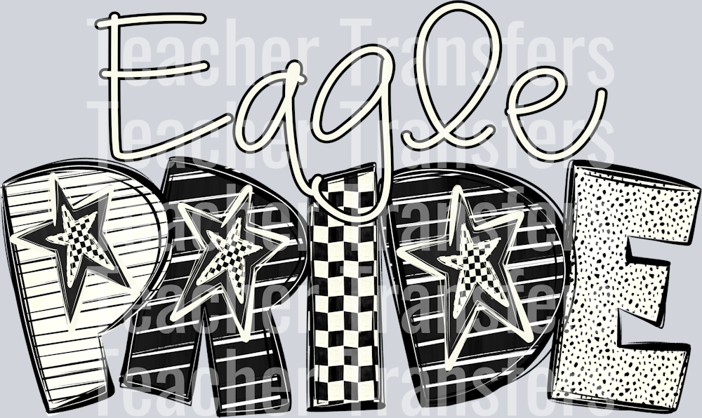 PRIDE WORD ART EAGLE