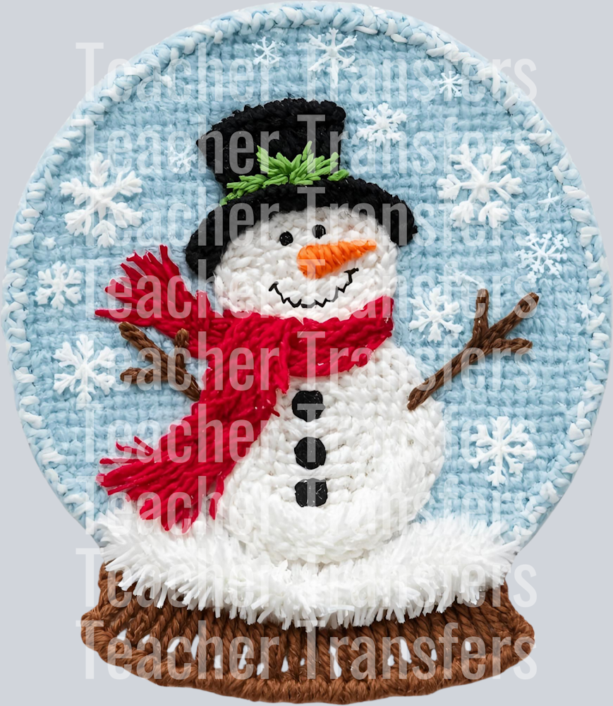 SNOWMAN SNOW GLOBE YARN