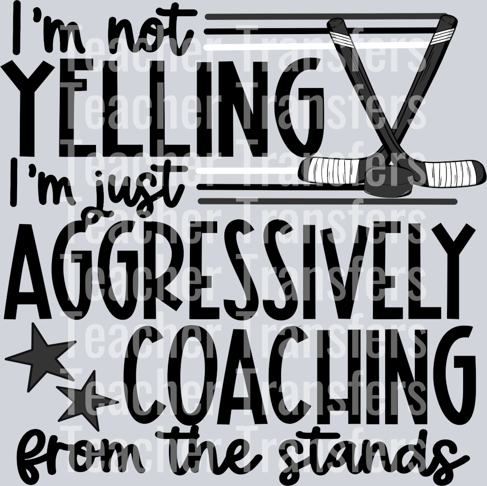 Aggressively coaching hockey