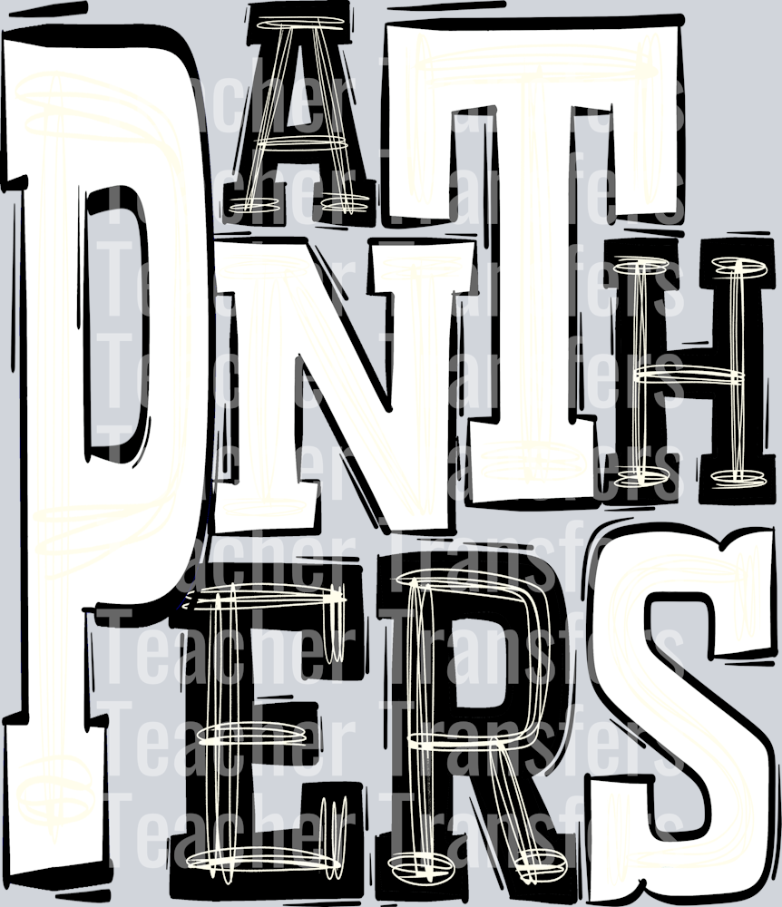 Panthers Black White