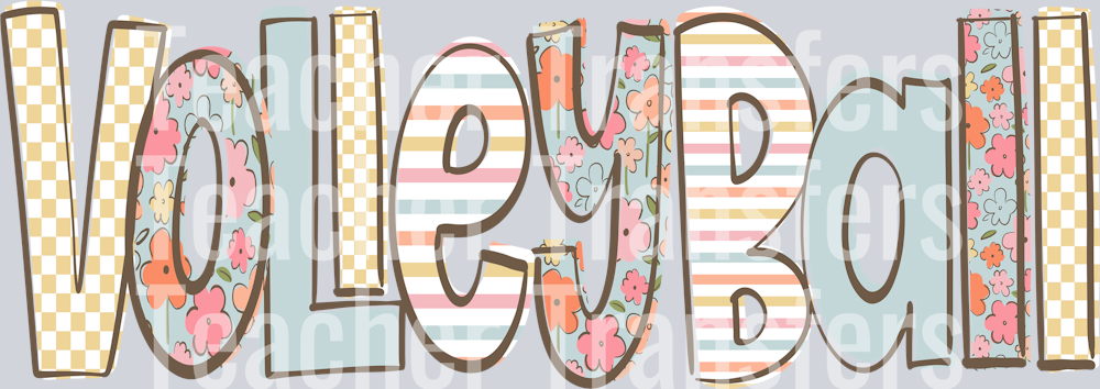 Doodle Loo Volleyball Single Line