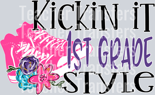 Kickin it Style PINK FIRST GRADE