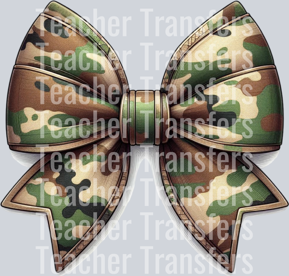 Camo Camouflage Coquette Bow Hunting PNG (2)