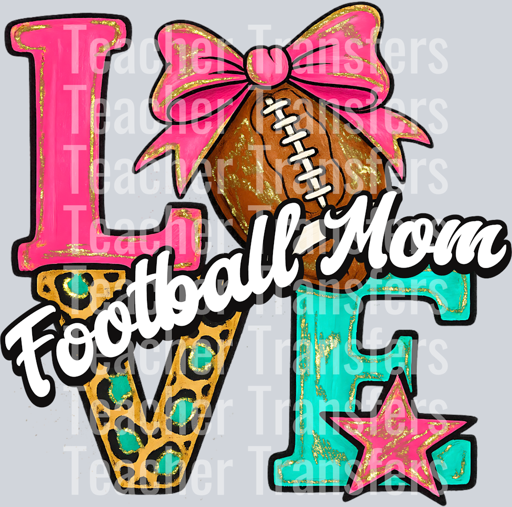 Love Football Mom HWDS