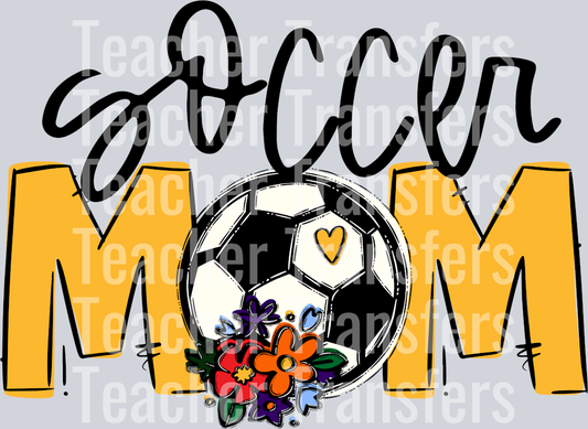 Soccer Mom Yellow Gold Flowers