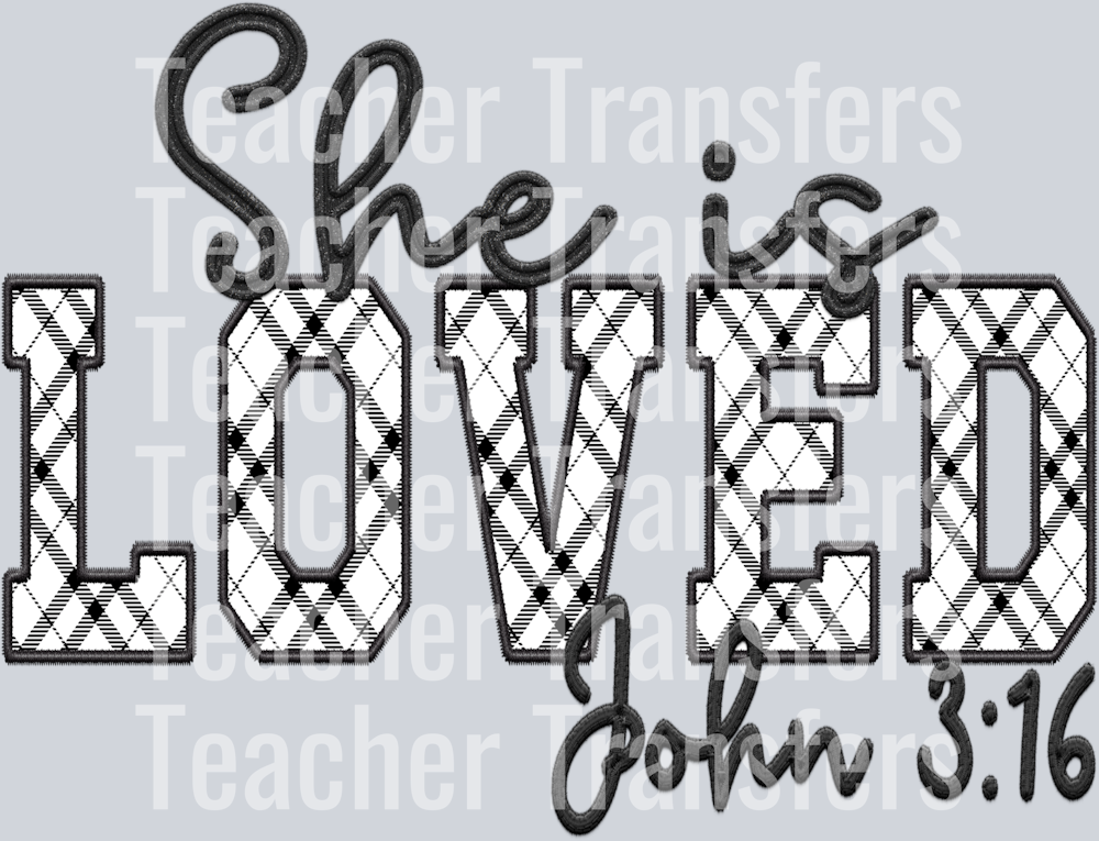 SHE IS LOVED JOHN316