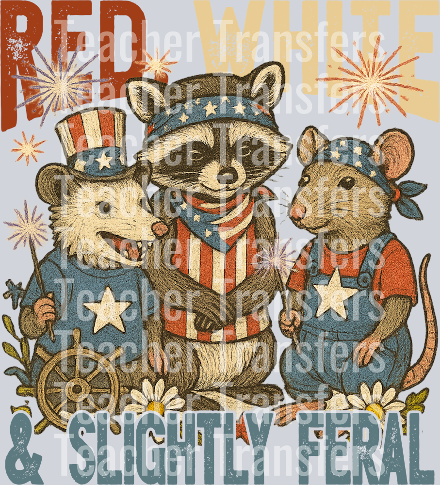 RedWhiteSlightlyFeral