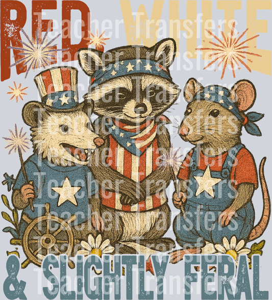 RedWhiteSlightlyFeral