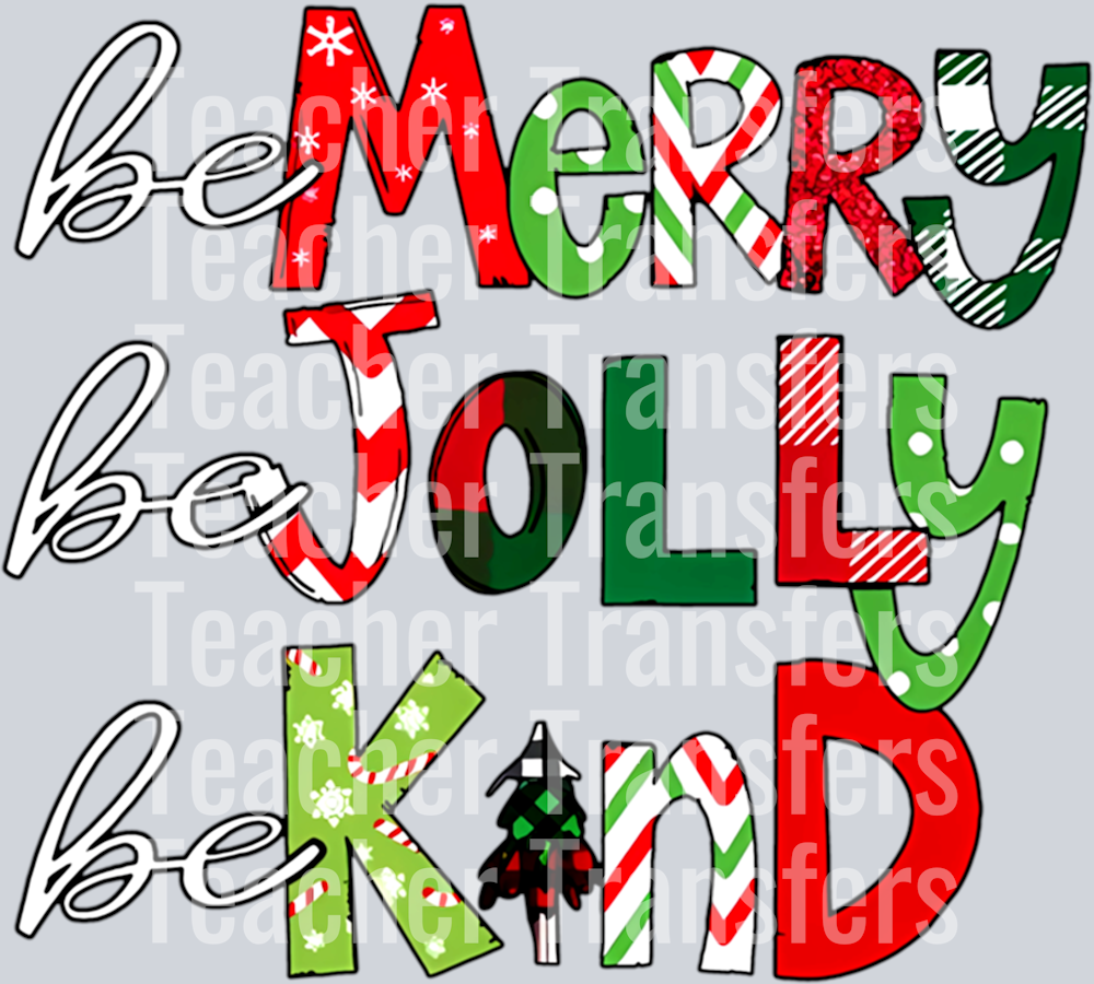 BeMerryBeJollyBeKind Etsy