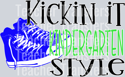 Kickin it Style BLUE KINDERGARTEN