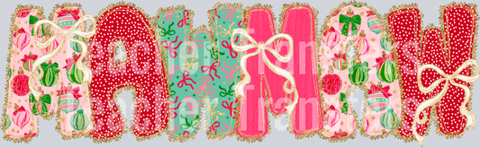 ChristmasBowLace Mawmaw