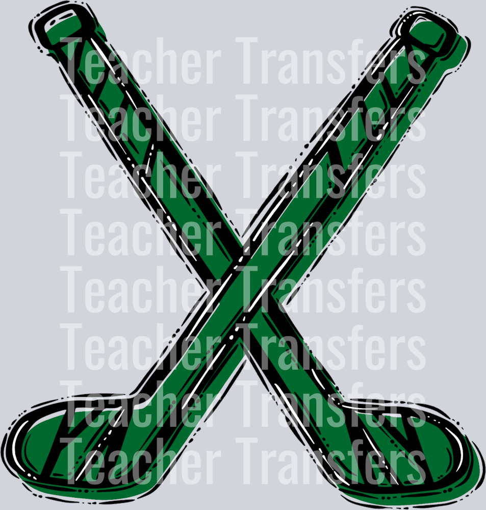 Hockey Sticks Kelly Green