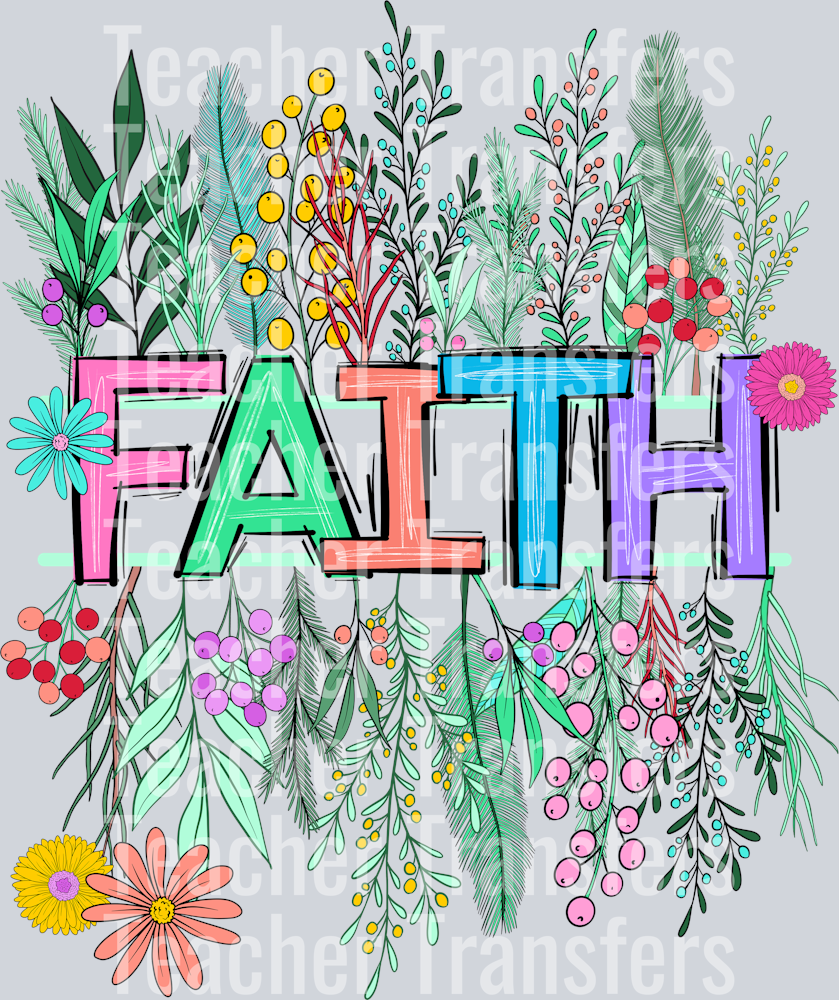 Floral Split Faith