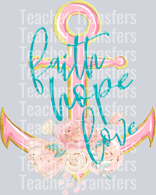 faith hope love anchor