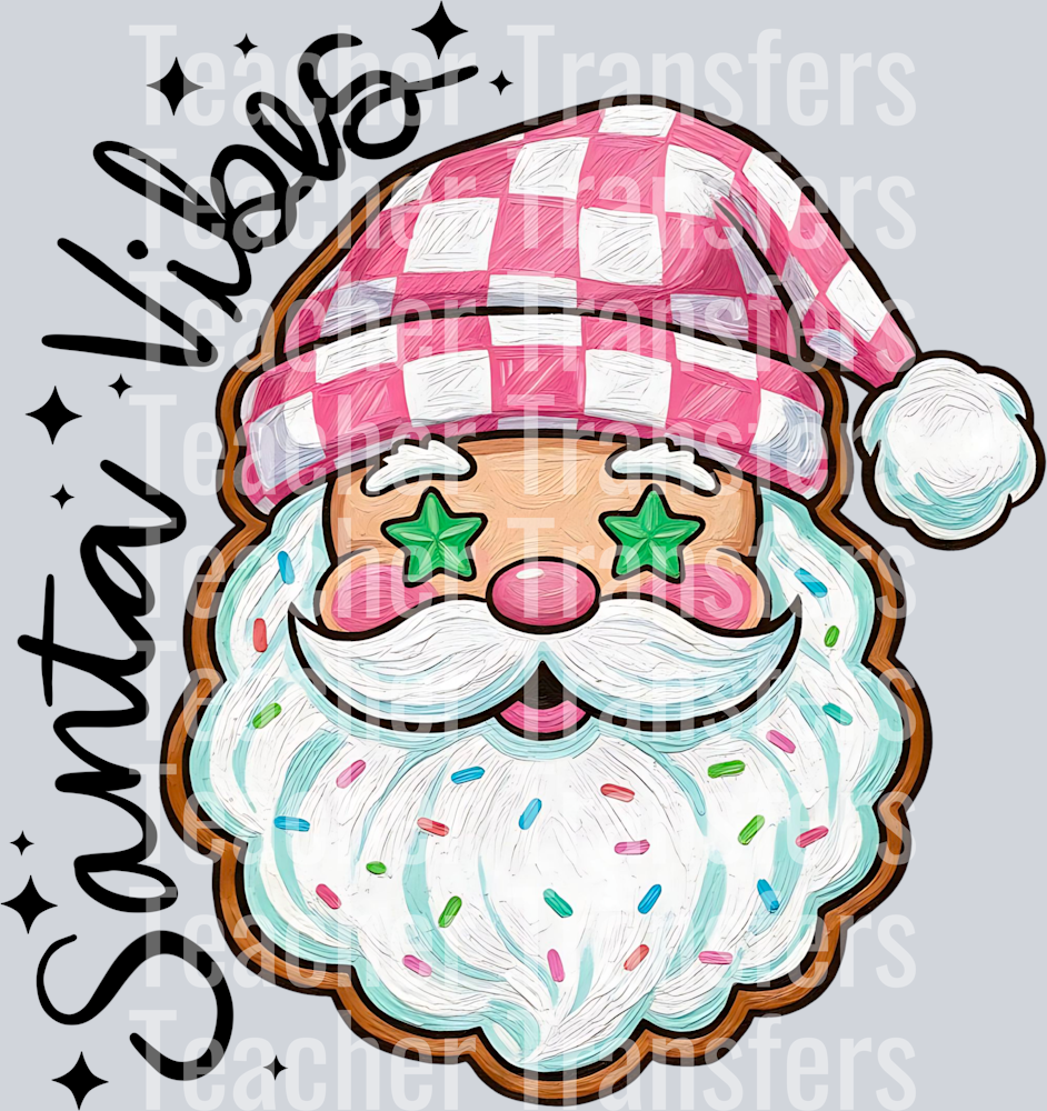 Santa vibes cookie 2