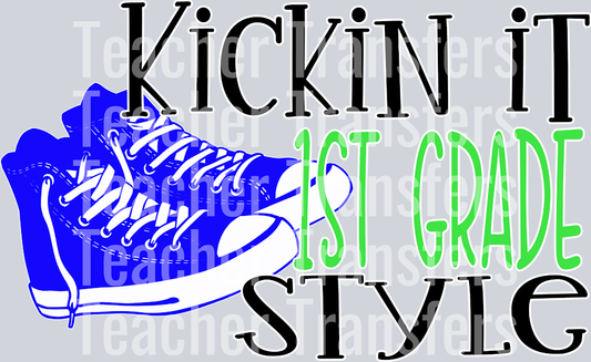 Kickin it Style BLUE FIRST GRADE