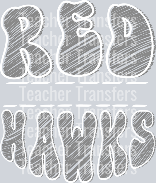 Sketch Mascot Names REDHAWKS