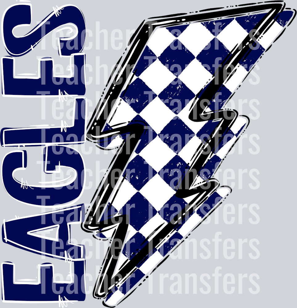 Team Go Bolt Eagles Navy White