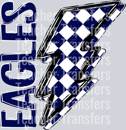 Team Go Bolt Eagles Navy White