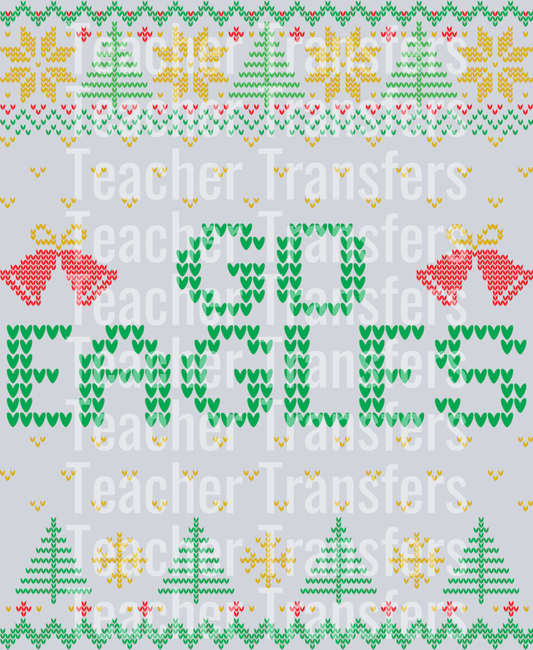 Ugly Sweater EAGLES GOLD TEAM