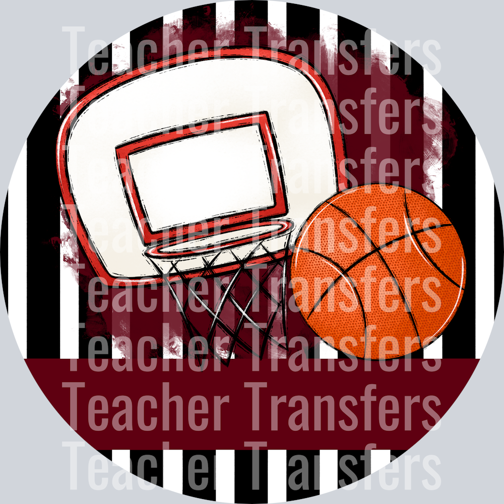 Basketball Ornaments MAROON