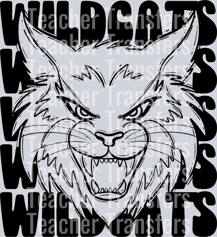 Stacked Mascots Wildcats