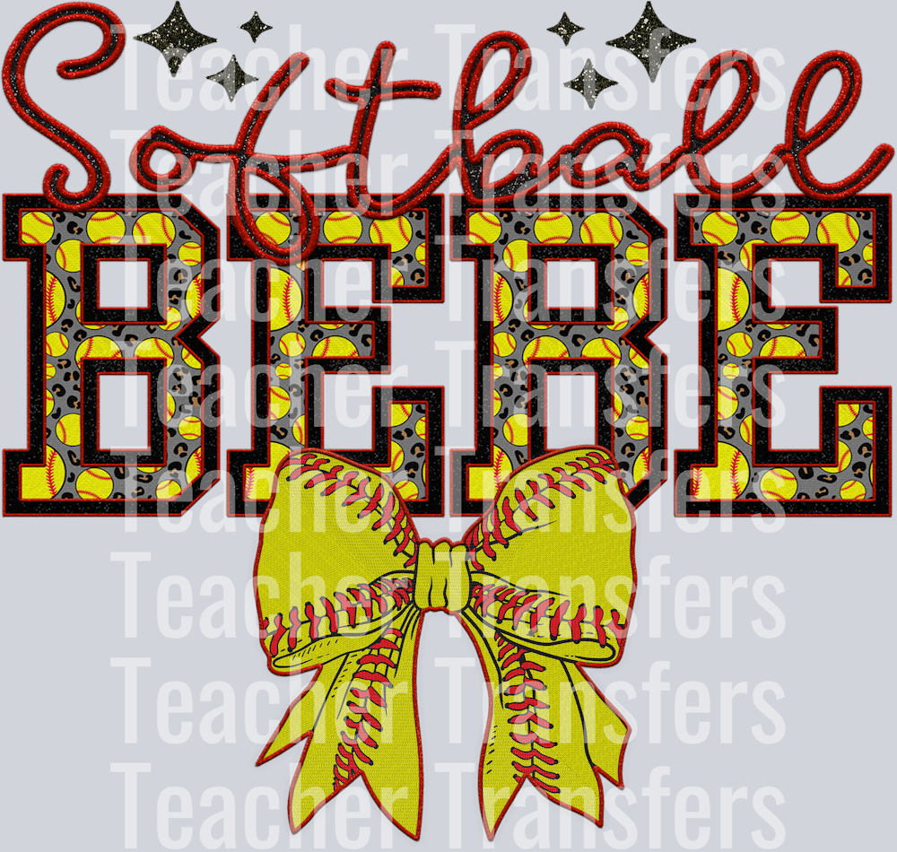 SOFTBALL BOW SOFTBALL bebe HWDS