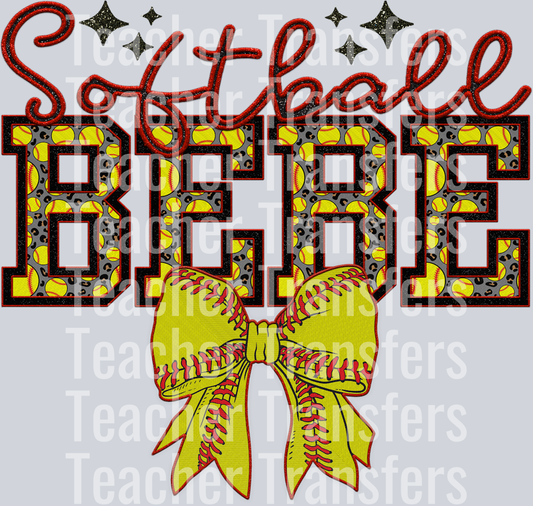 SOFTBALL BOW SOFTBALL bebe HWDS