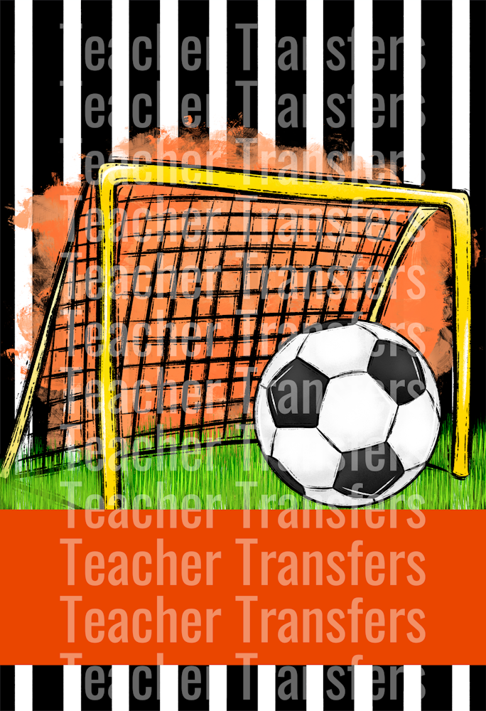 Soccer Garden Flags ORANGE